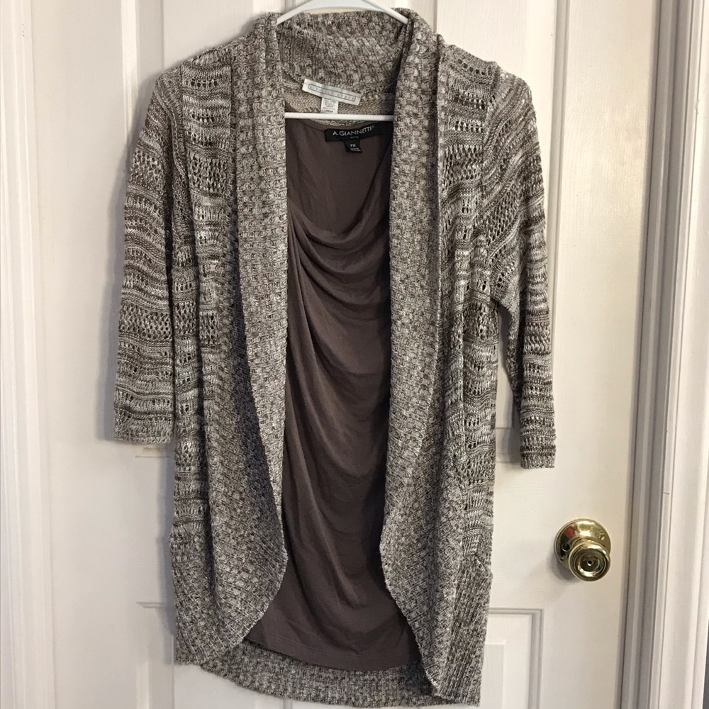 Cardigan and tank set